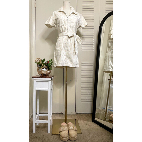 100% Cotton Urban Outfitters Romper Size S- Pre-owned - Picture 1 of 7